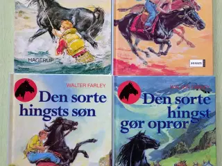 4 stk. Den sorte hingst