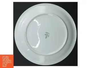 8 middagstallerkener, hvidt porcelæn (str. 23,5 cm)