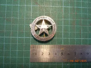 Sølvstjerne TEXAS RANGERS.