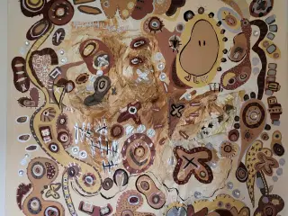 Jeanette Uldall malerier og plakat