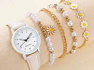 * Lækkert gavesæt til kvinder - med smukt ur fra M