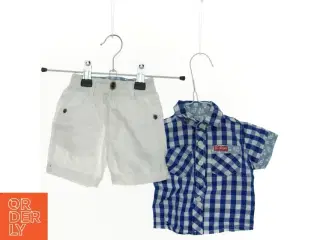 Sæt børnetøj: Skjorte og bukser (str. 68 cm)