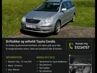 Toyota Corolla stationcar nysynet
