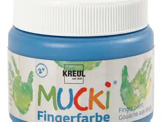 Mucki Fingermaling, blå, 150ml/ 1 ds.