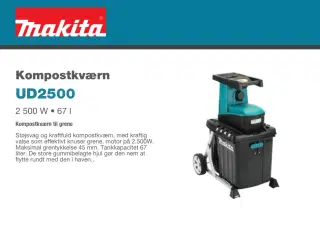 Makita kompostkværn UD2500