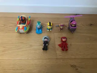 Paw patrol og pyjamas heltene 