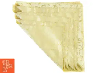Broderet servietter (str. Cirka 47,47 cm)