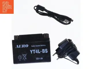 Aero batteri og oplader fra Aero