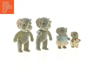 Elefantfigurer fra sylvanian (str. 5 cm til 9 cm høj)
