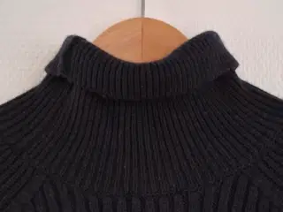 Cos marineblå wool strik vest m bælte