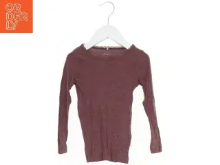 Langærmet bluse med blondekant fra Name It (str. 98)