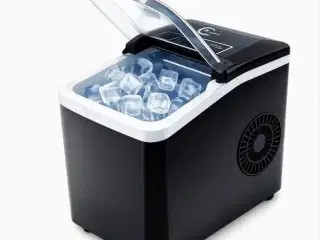 Isterningmaskine Q77A - sort, 12 kg/døgn, touch & LED