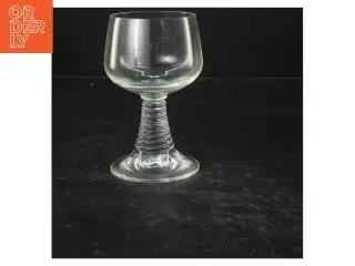 Elegant glas med unik fod (str. 14x8 cm)