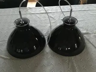 2 sorte pendel lamper