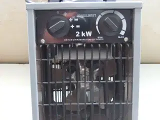 Varmeblæser, 0 – 2000W.