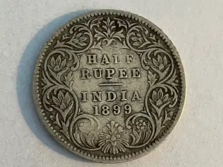 Half Rupee India 1899
