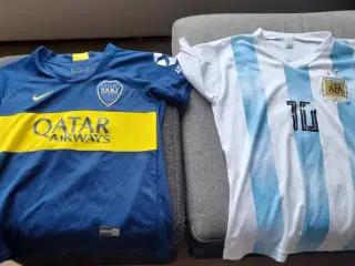 Argentina og Boca Fodboldtrøjer str. 10-12 år