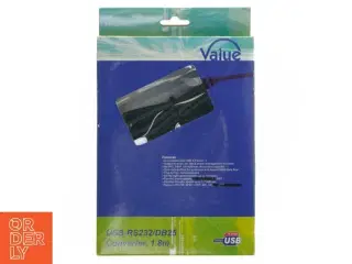 USB-RS232/DB25 konverter fra Value (str. 1,8 m)