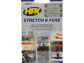 HPX stretch og fuse sort - 25mm x 3 m