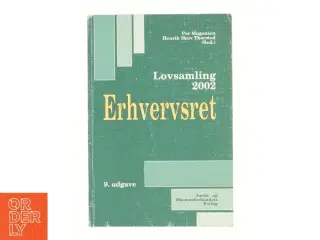 Lovsamling 2002, erhvervsret (Bog)