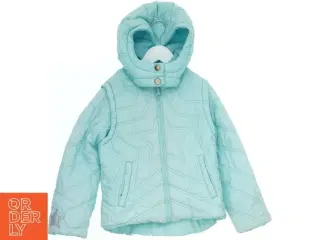 Lyseblå termojakke med hætte fra H&M (str. 128)