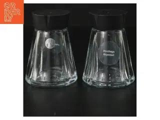 Krydderiglas med låg (str. 2 styk, 9 cm)