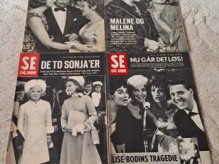 Se og Hør blade og billede bladet og et søndags bt