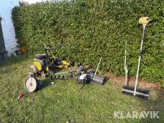 Defekte havemaskiner