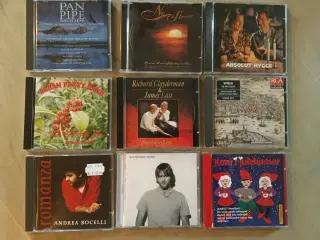 CD’er med bl.a Andrea Bocelli