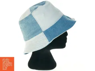Patchwork denim bøllehat (str. Ø. 25 cm)