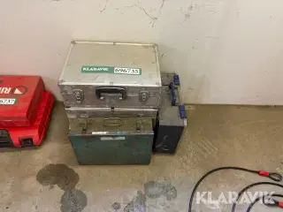 Værktøj og måleudstyr i kufferter