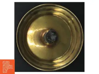 Art Deco Messing Fad med Fisk (str. Ø. 16 cm)