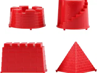 Sandforme, ridderborg, str. 5,5-8,5 cm, 4stk./ 1 pk.