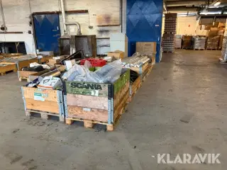 Blandet lot - 17 paller