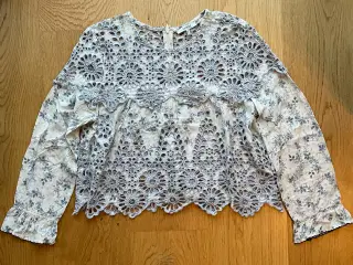 Ganni bluse broderi