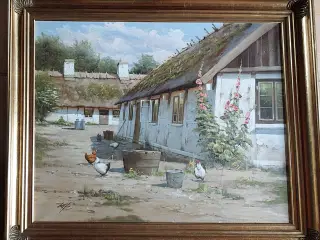 ROALD HANSEN - ( 1938 - 2018 ) - oliemaleri