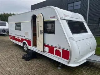 2014 - Kabe Royal 590 ETDL KS   Fortelt: Isabella Nordic 300, Truma XT mover, skind i siddegruppe, lysskinne, ALDE varme, vand båren gulvvarme, rundsiddegruppe, enkeltsenge