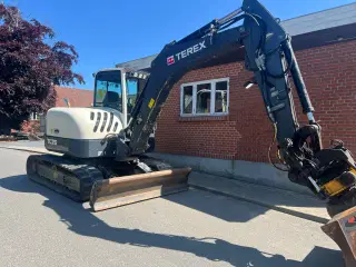Terex tc75 med engcon rotortilt
