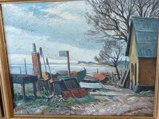 Maleri af Erik Ytting.