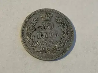 50 Para 1875 Serbia
