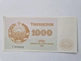 1000 So'm Uzbekistan 1992