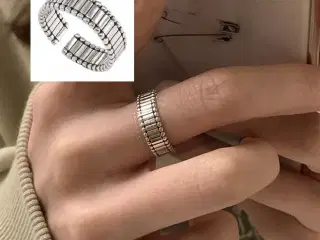 * Sterlingsølv; Enkel fingerring