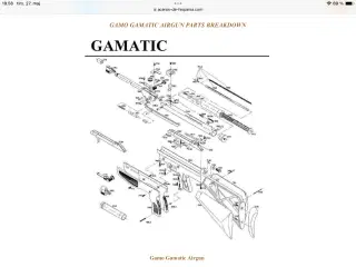 Gamo gamatic luftgevær 4.5mm