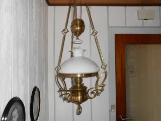 Antik messing hængelampe