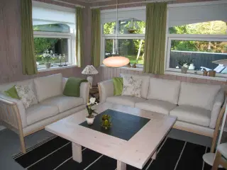 Sofagruppe i læder 3+2