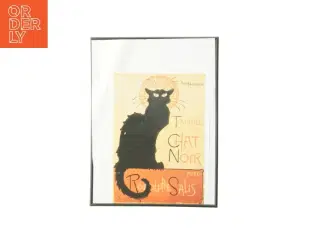 Plakat i ramme med Tournée du Chat Noir design (str. 41 cm x 31 cm)
