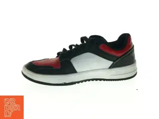Champion sneakers i sort, hvid og rød (str. 42)