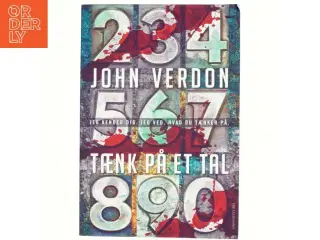 Tænk på et tal af John Verdon (Bog)