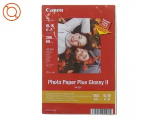 Fotopapir plus glossy 2 fra Canon (str. 16 x 10 cm)