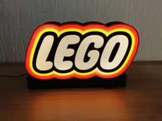Sjov LED Lampe med Logo  Sort / Hvid / Gul / Rød 